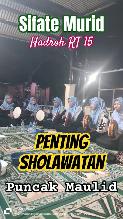 💕 Sifate Murid Ingkang Bagus - Hadroh RT 15 #rsmusic #sholawat #sifatemurid #hadroh