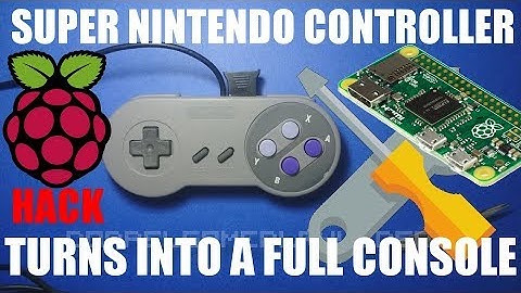 Super Nintendo Controller Hack - DIY Raspberry Pi Zero Retropie Emulator Console in Controller!