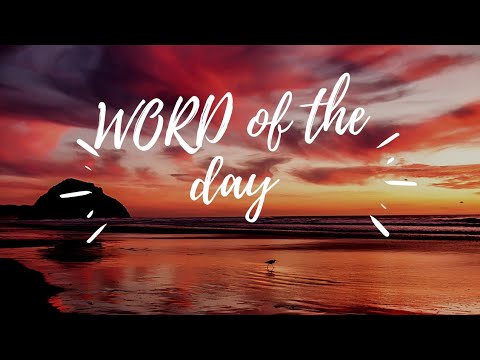 Word of the day - YouTube