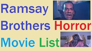 Ramsay Brothers Horror Movie List