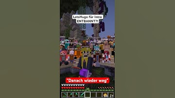 LetsHugo fürs Intro von Craft Attack 13 entbannt ...?! #twitch #papaplatte #minecraft #letshugo