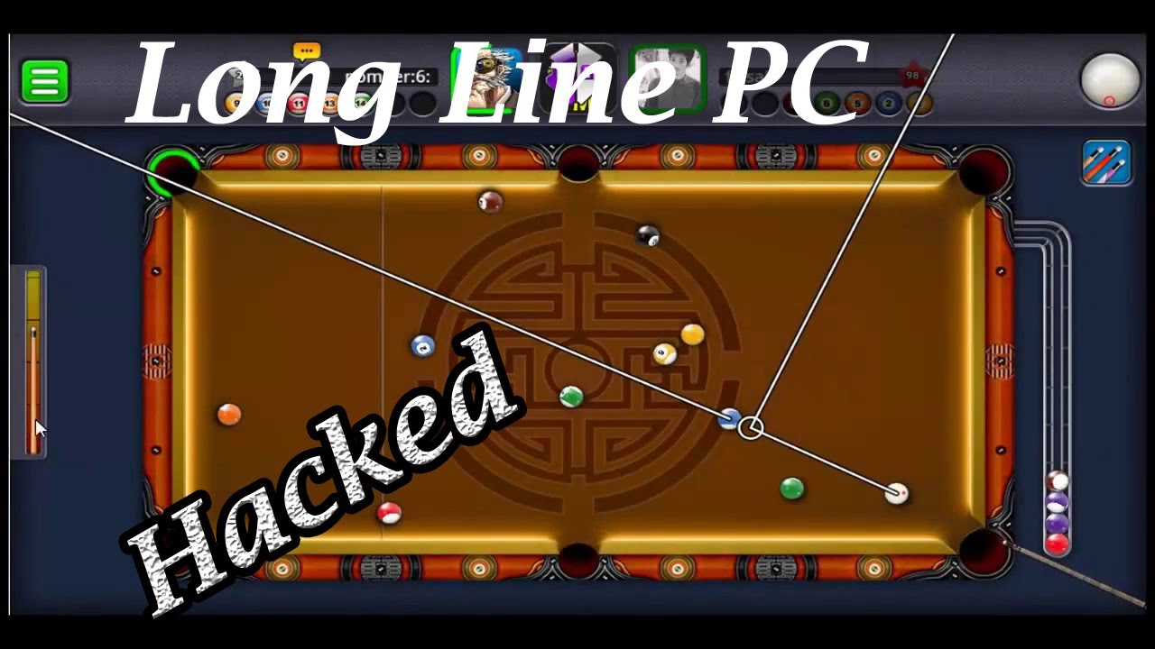 how to hack 8 ball pool long line 2017 pc Laptop 100% ...