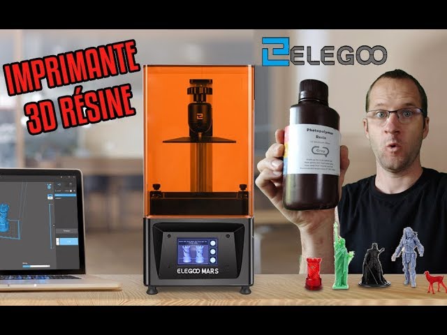 Unboxing de l'imprimante résine Elegoo Mars 3 Pro 4K ! Et première  impression 3D perso réussie !!! 