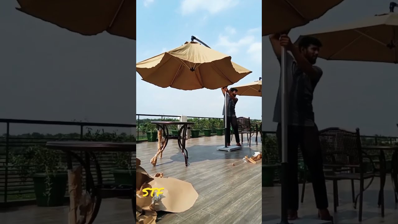 Super magic restaurant umbrella 