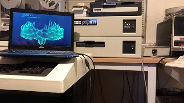 Using the Tektronix 4010 tek4010 emulator connected to a historical PDP-11/73 over a serial link