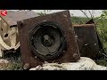 Restoration old broken abandoned speakers –Restore and reuse old subwoofers