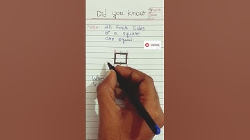 All Four Sides of a Square are equal 😁 #shorts #maths #mathstricks #mathematics #square