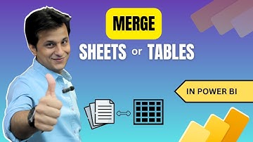 15.1 Merge Sheets or Tables in Power BI (Power Query) | Power BI Tutorial for Beginners