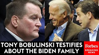 'The Bidens Had Defrauded Me': Ex-Hunter Biden Partner Tony Bobulinski Answers GOP Rep's Questions