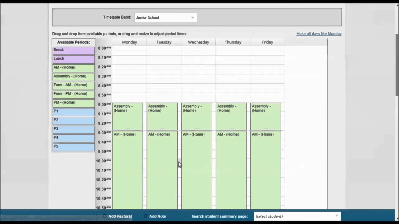 edge Timetable Step 3 YouTube