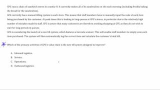 CIMA E3 Mock Q39