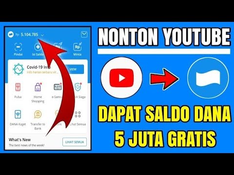 hanya nonton youtube dibayar saldo dana gratis - apk