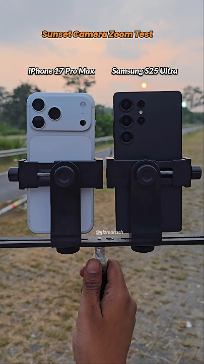 Samsung Galaxy S25 Ultra Vs iPhone 17 Pro Max Camera Zoom Test Sun