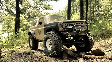 rc scale Chevy K5 blazer 4x4 truck - Good Time trail run