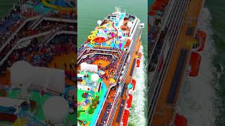 Coming in HOT 🛳️🔥 #carnivalcruise #cruiseship