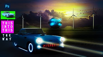 THIS INTO THIS - I am on The  Cinematic Way Photoshop Manipulation | Manipulation Speed Art Tutorial