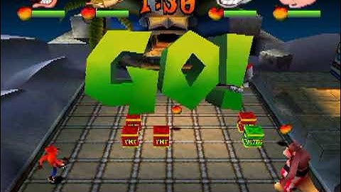 Crash Bash | space bash | level 3 | PS1