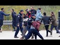 Sukob migranata i policije na granici BiH i Hrvatske