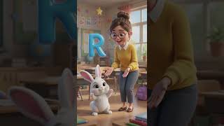 🆁 R for Rabbit 🐰 | Learn Letter R | Pixar Style 3D Animation for Kids | ABC Learning