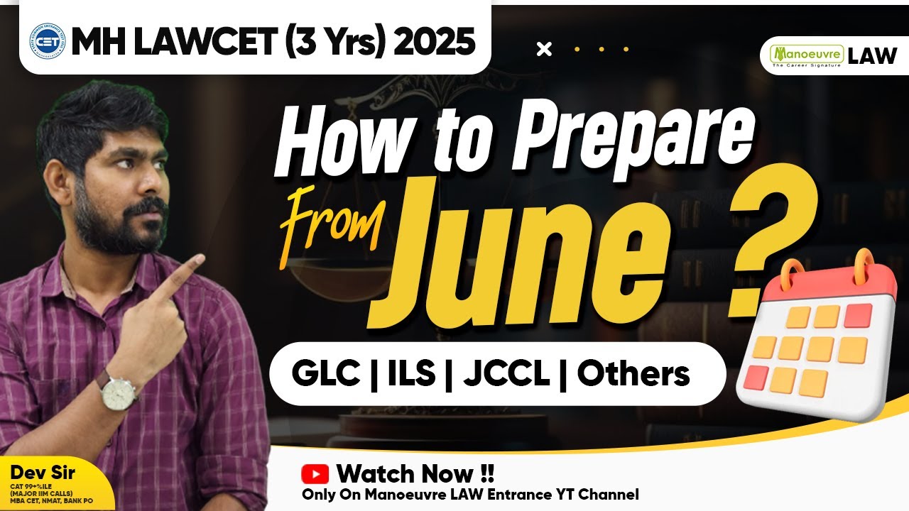 MH LAWCET 3 Yrs 2025 How To Prepare From June Onwards Preparation mh-cet-law-2020-30-days-preparation-strategy-syllabus-exam-pattern