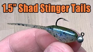 1.5' Shad Stinger Tails Crappie Fishing Bait by MoondogBaitCo 350 views 1 year ago 3 minutes, 20 seconds