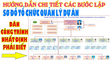 Hướng Dẫn Chi Tiết Các Bước Lập Sơ Đồ Tổ Chức Quản Lý Dự Án | Lập Sơ Đồ Tổ Chức Cực Đơn Giản(In 30