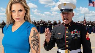 Ella solo vino a ver graduarse a su hijo… hasta que un capitán de los Marines vio su tatuaje