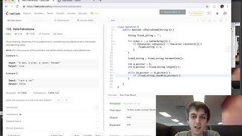 LeetCode Valid Palindrome Solution Explained - Java