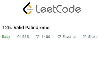 LeetCode Valid Palindrome Solution Explained - Java