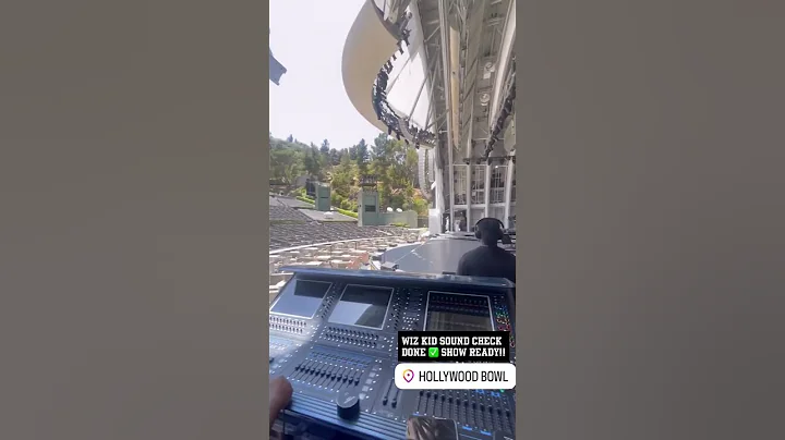 ALMOST TIME FOR BIG WIZZ SHOW IN LA#wizkid #wizkidayo #wizkidfc #hollywoodbowl