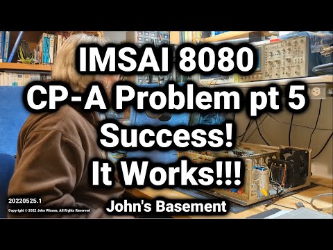 IMSAI 8080 #4 - Front Panel (CP-A) problem pt. 4
