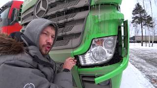 Как разобрать фару Мерседес Actros 1845 SFTP MP4