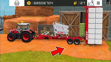 Making Grass Square Bales In Fs 18 | Fs 18 Multiplayer Gameplay | Timelapse