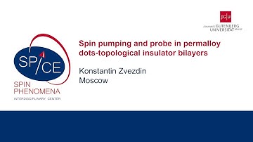 Talks - Ultrafast Spintronics - Konstantin ZVEZDIN, Moscow