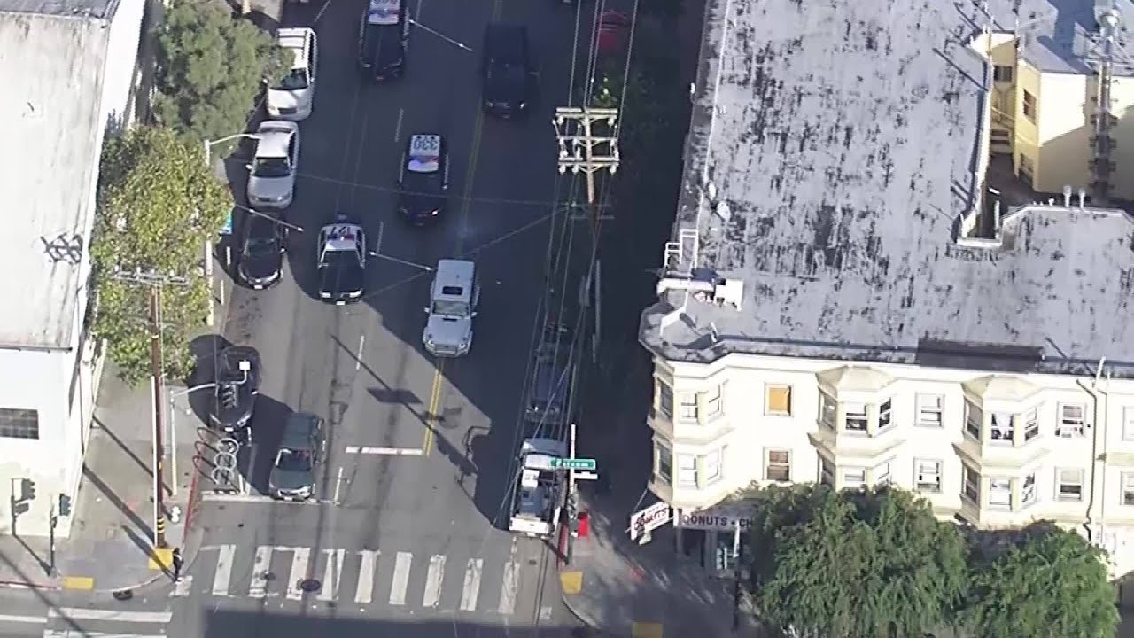 Raw video: Slow-speed police chase, arrest in San Francisco - YouTube