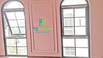 Cửa sổ mở hất nhôm cầu cách nhiệt Xingfa | Cửa sổ 1 cánh nhôm Cầu cách nhiệt - PSWINDOW