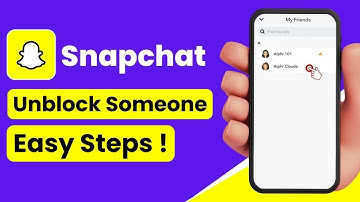 How to Unblock Someone on Snapchat - EASY STEPS