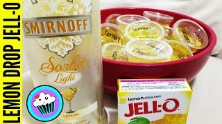 How to make Lemon Drop Jell-O Shots | Pinch of Luck