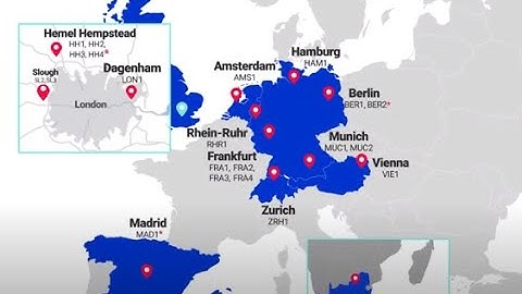 London 1 Data Center and EMEA overview