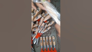 Chisel with S.P.JOGI wooden handle fitting.