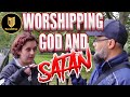 Satanist worships God and Satan? | Hashim | Speakers Corner | Hyde Park