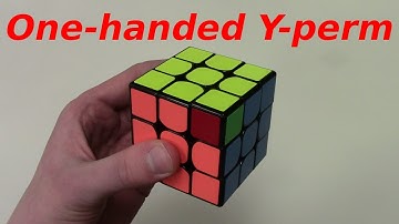 [Y-perm] One-handed PLL fingertricks & tutorial