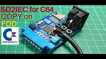 Commodore 64 - SD2IEC - Copy on Floppy Diskettes.