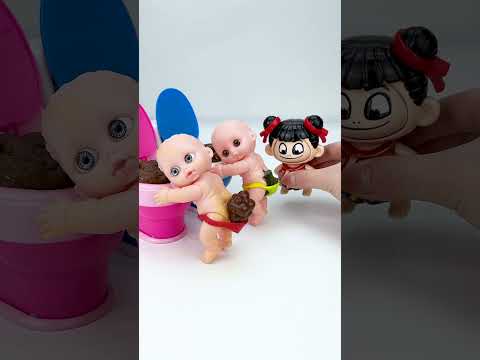 Satisfying Unboxing and Review Nezha Cute Fun ASMR Video #toys #shorts