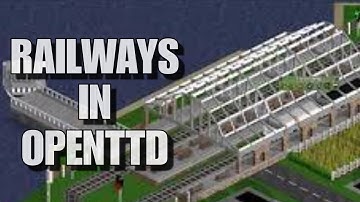 Building Rail Roads & Railways | OpenTTD | Transport Tycoon (Video Game) | Episode 4