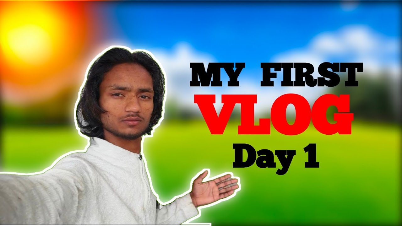 My First Vlog | First Day on YouTube - YouTube