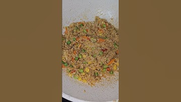 Trying Trader Joes Mandarin Chicken & Fried Rice #traderjoes #traderjoesfinds #easydinner