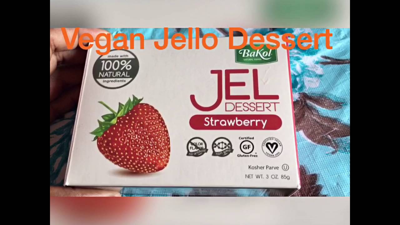 How to make vegan jello Dessert YouTube