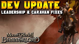 Dev Update: Leadership Fixes, Caravan Income & Trading Fixes for Mount & Blade 2: Bannerlord