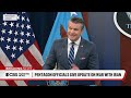 Full Remarks: Pentagon update on Strait of Hormuz blockade, Iran war